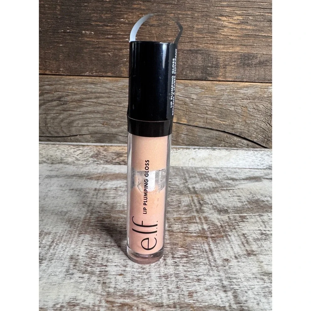 e.l.f. Lip Plumping Gloss Shade Pink Cosmo High-Shine Sealed MSRP $12